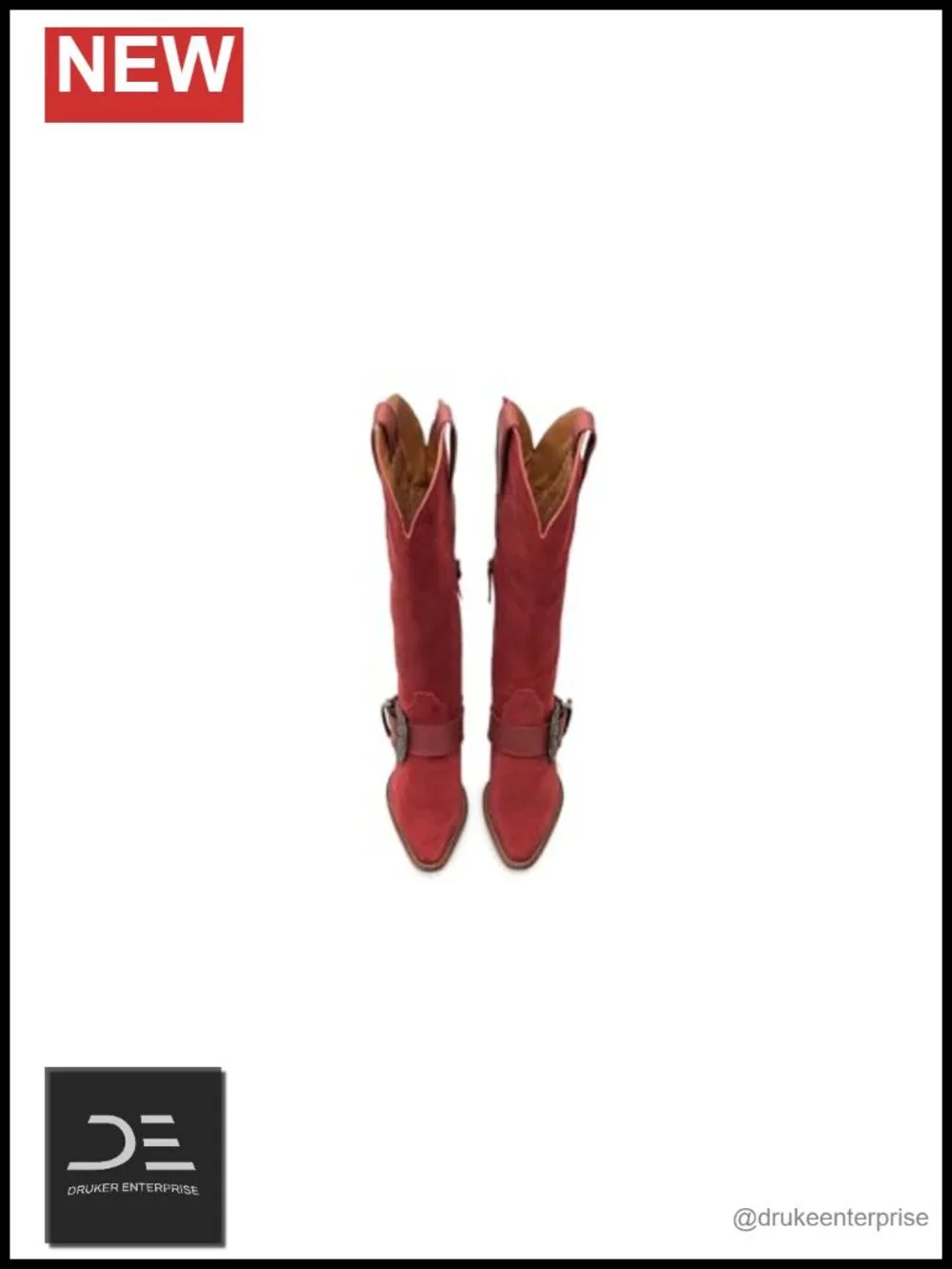 Dingo Suede Leather Over the Knee Boots Mid Heel Zip